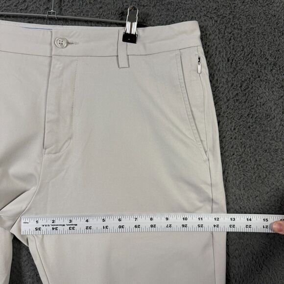 Southern Tide Pants Mens 35x30 Beige Tan Jack Performance Pant Stretch Preppy - Picture 11 of 14
